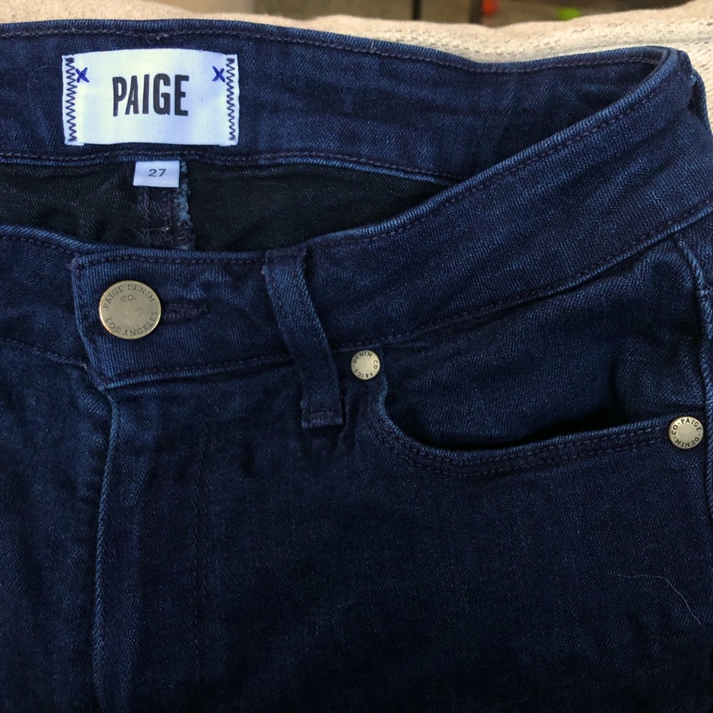 PAIGE Dark Wash Jeans